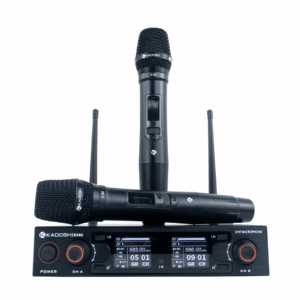 Microfone Duplo Sem Fio Kadosh K-502M